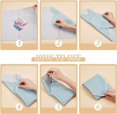 CREATCABIN Protective Wrap for Camera Wrap Magic Gear Storage Bag Self-Adhesive Scratch Prevent Cosmetic Travel Product Storage Lens Pouches Soft with Sticky for Camera Tech Gear 13.77x13.77 Inch in Saudi Arabia