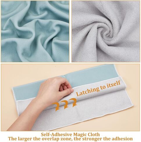 CREATCABIN Protective Wrap for Camera Wrap Magic Gear Storage Bag Self-Adhesive Scratch Prevent Cosmetic Travel Product Storage Lens Pouches Soft with Sticky for Camera Tech Gear 13.77x13.77 Inch in Saudi Arabia