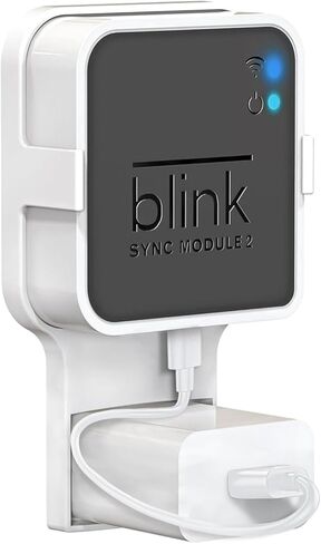 Outlet Wall Mount for Blink Sync Module 2, Mount Bracket Holder for Blink Outdoor Camera No Messy Wires Outdoor and Indoor Home Security Camera Mount with Short Cable in Kuwait