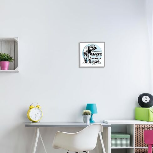 Stupell Industries Funny Robot Sci-Fi Phrase Framed Giclee Art by Off World Designs in Saudi Arabia