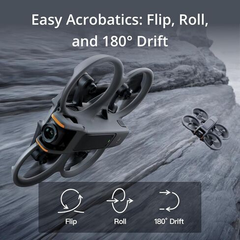 مجموعة طائرة DJI Avata 2 Fly More (بطارية واحدة) FPV بدون طيار مع حزمة كاميرا 4K مع خطة حماية لمدة عام واحد من DJI Care Refresh، وبطاقة ذاكرة 128 جيجابايت ووسادة هبوط Deco Gear... in Kuwait
