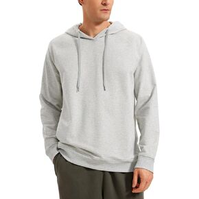 CRZ YOGA Hoodies for Men French Terry Hooded Sweatshirts Workout Athletic Casual Pullover Hoodie Tops with Pocket