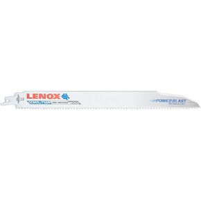 LENOX Tools Demolition Reciprocating Saw Blade with Power Blast Technology, Bi-Metal, 12-inch, 6 TPI, 5/PK