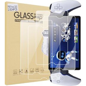 4Pack Screen Protector for PlayStation Portal Remote Player 5 Tempered Glass Compatible With PS5 9H Anti-Scratch 8 Inch DH Crystal Clear Film Anti-Fingerprint Anti-Bubble