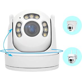 5MP Wireless Security IP Camera WiFi PTZ Dome 2.7-13.5mm 5X Optical Zoom Autofocus Human Tracking 2-Way Audio Color Night Version Waterproof SD TF Card Slot (MDC5MP-WIFI-5X)