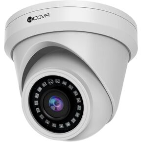 4MP PoE Security IP Camera Outdoor IP67, Wired Surveillance Dome Camera with Smart AI Human/Vehicle Detection, 110° Wide View Angle 2.8mm Lens, 18Pcs IR LED 100ft Night Vision, LY97AX4MA
