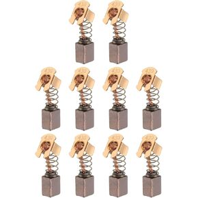 HARFINGTON 10pcs Carbon Brush 10mm x 7.5mm x 7mm Grinder Brush CB-430 Electric Motor Replacement Part Angle Grinder Cutting Machine Polisher Brushes for Repair Power Tools