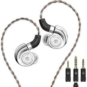 FEDAI TRN Conch Wired Headphones,10mm Dual-Circuit Dynamic Driver Ear Monitor Earphones,IEM Headphones Musicians IEM Earphone Upgrade Deep Bass Wired Earbuds Earphones, Gaming Earbuds