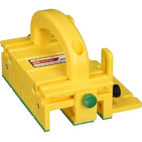 MICROJIG GRR-RIPPER GR-100 كتلة دفع ثلاثية الأبعاد لمناشير الطاولة وطاولات التوجيه ومناشير الشريط والمفاصل، عبوة من قطعتين
