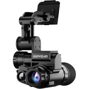 GOYOJO Night Vision Goggles, NVG10 Night Vision Scope with Photo and Video Shooting, NVG Digital Vision Distance 200M for Hunting, Camping