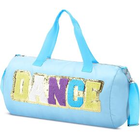 Dance Duffle Bag Dance Bag for Girls Bag with Adjustable Carry Strap and Handy Pouch Dance Backpack for Dancers Women Dance Accessories