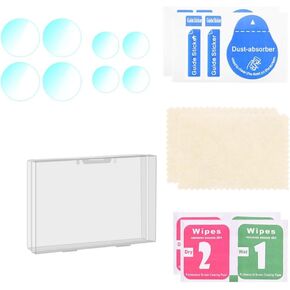 BTG Drone Lens Protector Tempered Glass film 9H Anti-scratch Cover for DJI Mini 4 Pro Drone Accessories Lens Film Sensor Tempered Film