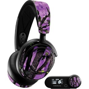 MightySkins Skin Compatible with SteelSeries Arctis Nova Pro - Purple Tree Camo | Protective, Durable, and Unique Vinyl Decal wrap Cover | Easy to Apply, Remove, and Change Styles | Made in The USA