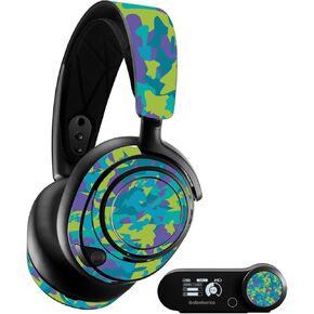 MightySkins Skin Compatible with SteelSeries Arctis Nova Pro - Summer Camouflage | Protective, Durable, and Unique Vinyl Decal wrap Cover | Easy to Apply, Remove, and Change Styles | Made in The USA