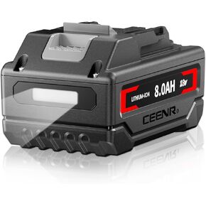 CEENR BL1860B 8.0Ah Lithium ion Battery Replacement for Makita Battery 18V Compatible with Makita Battery Charger