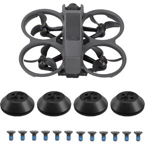 Motor Cover Cap Protector Compatible with DJI Avata 2 Motor Protective Cover Dust Covers Drone Accessory, Dustproof Waterproof Protection Mounts (BLACK)