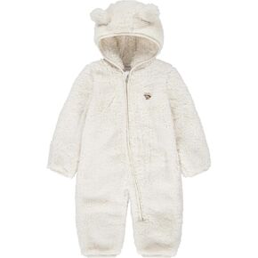 HUGGIES unisex-baby Sherpa Footed Snow Suit
