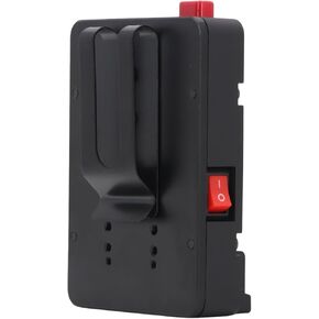 Bewinner Universal V Mount Battery Plate for NP F970 F960 F750 F770 F550 Batteries, 14.8V D Tap Output, Mini Size Light Weight,V Mount Battery Plate Adapter