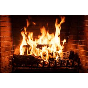 WOLADA حرق الحطب خلفية عيد الميلاد الموقد خلفية النار خلفية التخييم حفلات الشواء ديكور الحفلات راية 5x3FT FW55 in Kuwait