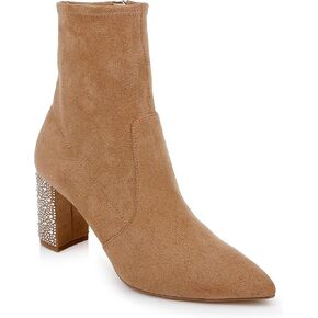 Jewel Badgley Mischka Gina Micro Suede Bootie