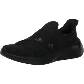 adidas Women's Puremotion Adapt Sneaker, Black/Black/Carbon, 5