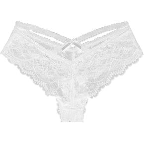 Hibluco Womens Underwear Sexy Panties Lace Bikini Thong Stretch Hipster Briefs