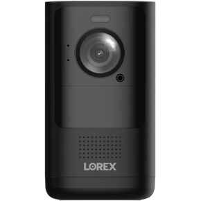 Lorex 4K Battery-Powered Spotlight Camera, Color Night Vision, Dual Band WiFi, Black (Cloud-Enabled, no Memory Card Included)