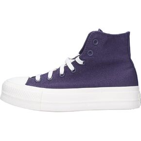 Converse Women's Chuck Taylor All Star Lift Sneakers, Dark Raisin/Dark Raisin/Egret, Purple, White, 8.5 Medium US