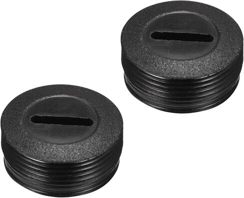 MECCANIXITY Carbon Brush Holder Cap Motor Electric Brush Plastic Cover Thread Black 20mm OD 8mm Height, Pack of 2 in Saudi Arabia