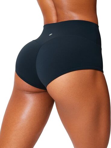 CRZ YOGA Womens Butterlift Booty Shorts Full Coverage - High Waist Workout Panties Shorts Gym Dance Scrunch Butt Athletic in Saudi Arabia
