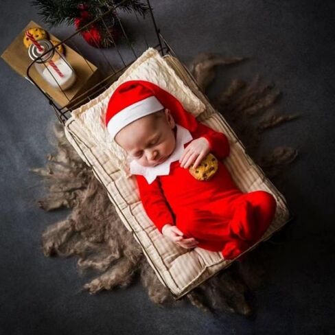 Newborn Baby Photography Suit, Christmas Set, Baby Photo Prop/Outfits in Saudi Arabia