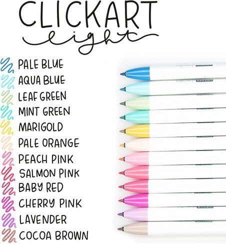 Zebra Pen ClickArt Retractable Marker Pen, Fine Point, 0.6mm, Assorted Deep Sea Colors, 6-Pack; 69026 in Saudi Arabia