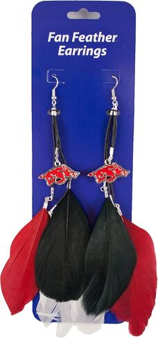 Littlearth NCAA womens Feather Earrings in Saudi Arabia
