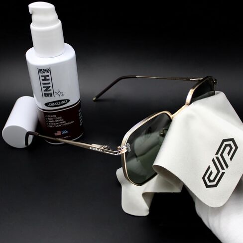 Shine Liquid Cleaner 1.7oz Spray + Care Kit Powered by SIBERIAN USA (1) Upgraded Fabric Cloth, (1) Screwdriver | Complete Set for Camera, Devices, Eyewear Lenses 50ml in Saudi Arabia