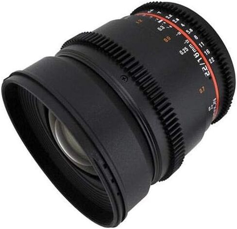 Rokinon CV16M-N 16mm T2.2 Cine Wide Angle Lens for Nikon F Mount Cameras in Kuwait