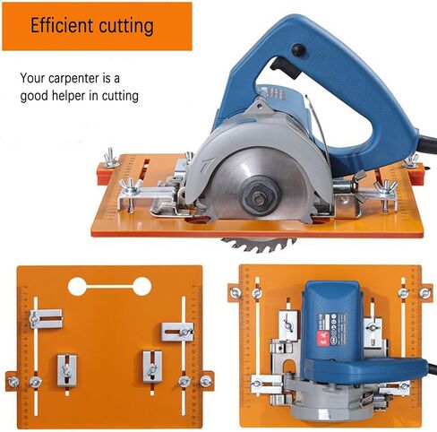 Circular saw base plate, Cut Circular Saw Guidesuitable for 4-inch saw blades. The cutting size can be freely adjusted.（11x11.8inches） in Saudi Arabia