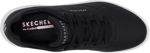 SKECHERS Women's Uno-Stand On Air Sneaker, Black, 6 in Saudi Arabia