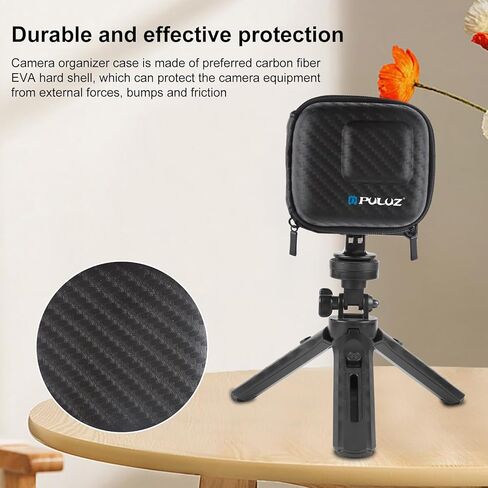 Carrying Case for DJI Osmo Pocket 3 Camera,Portable Carbon Fiber EVA Bag Case,Portable Storage Case Carry Bag for Pocket 3 Accessories in Kuwait