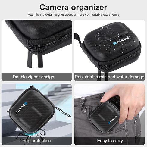 Carrying Case for DJI Osmo Pocket 3 Camera,Portable Carbon Fiber EVA Bag Case,Portable Storage Case Carry Bag for Pocket 3 Accessories in Kuwait