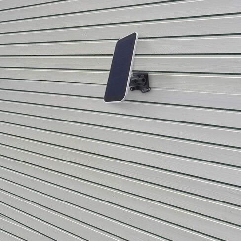HOLACA Vinyl Siding Hooks for Arlo Pro 2 Solar Panel Arlo Pro 3 Solar Panel,Essential Solar Panel ,Siding Hanger Clips for Mounting Home Security System, Weatherproof Stainless Steel Material (Black) in Saudi Arabia