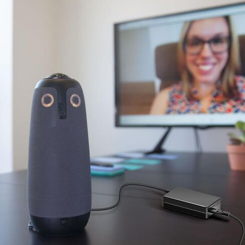 محول 12 فولت متوافق مع Owl Labs Meeting Owl 3 360 درجة Owl Pro MTW300-1000 MTW300 MTW100 MTW200 HD كاميرا مؤتمرات الفيديو الذكية ADS-40SI-12-2 12036E ADS40SI122 12036E سلك الشاحن in Kuwait