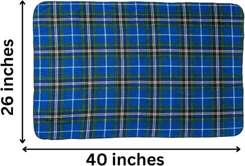 Briomhar Tartan Plain Baby Blanket - Scottish Throw for Lap, Stroller, Bedding (New Brunswick) in Saudi Arabia