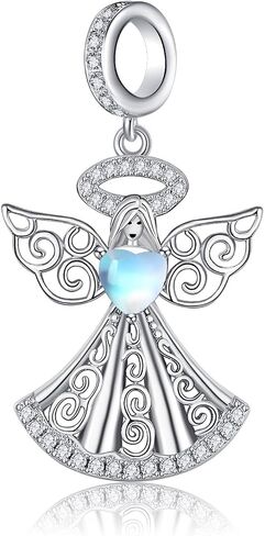 YAFEINI Angel Charms for Bracelet Sterling Silver Guardian Angel Bead Charm Angel Jewelry Gifts for Women in Saudi Arabia