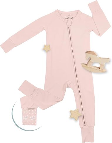 Nyte Nyte Baby - ملابس نوم للأطفال - ملابس نوم للأطفال بأكمام طويلة مع قفازات قابلة للتعديل وقبضة مضادة للانزلاق in Saudi Arabia