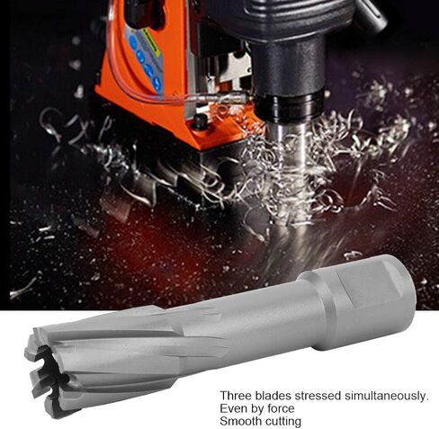 High Speed Steel Hollow Drill Bit Hardware Accessory Cutting Tool Portable Metal Hollow Core Bit 50mm(20 * 50mm) in Saudi Arabia