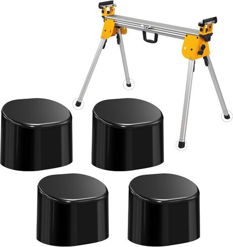 4PCS Table Saw Stand Foot Pad Fit for Dewalt DWX Series Mitersaw Stand Replacement Leg Feet for Dewalt Dwx in Saudi Arabia