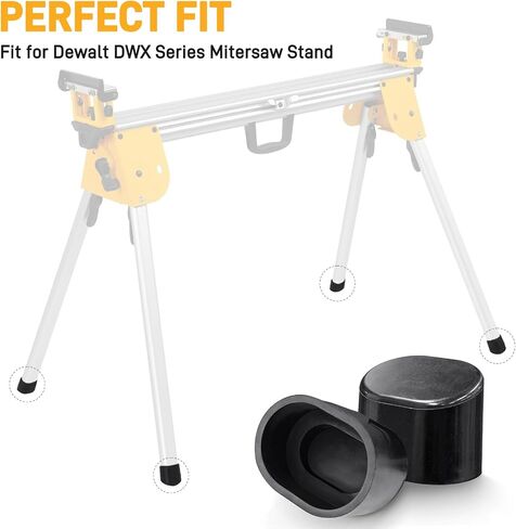 4PCS Table Saw Stand Foot Pad Fit for Dewalt DWX Series Mitersaw Stand Replacement Leg Feet for Dewalt Dwx in Saudi Arabia