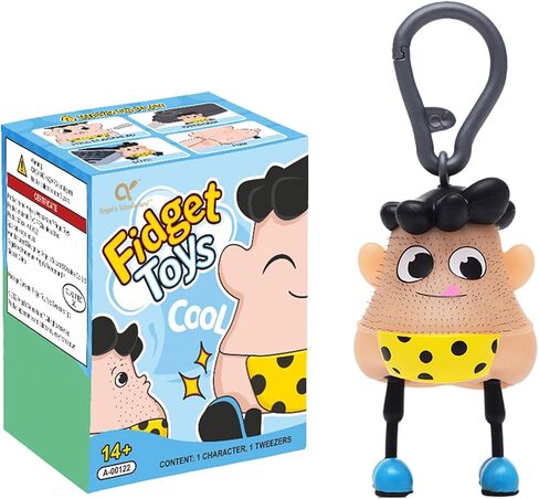 Kiss Fun Hair Pulling Fidget Polka Toys, Anti Worry Toys and Venting Novelty Toys, ﻿ Great Redirect Activity for Pickers, for Boys Girls Pop Picking Fidget Toy in Saudi Arabia
