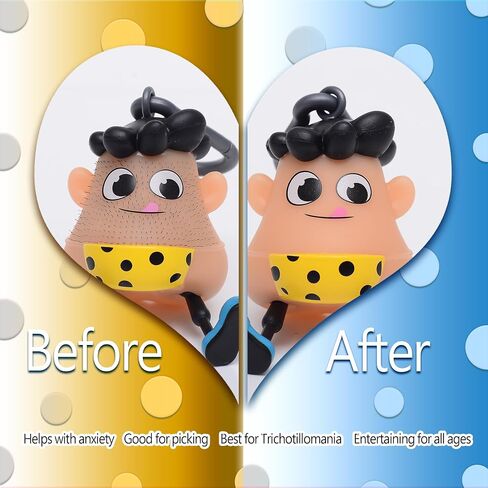 Kiss Fun Hair Pulling Fidget Polka Toys, Anti Worry Toys and Venting Novelty Toys, ﻿ Great Redirect Activity for Pickers, for Boys Girls Pop Picking Fidget Toy in Saudi Arabia