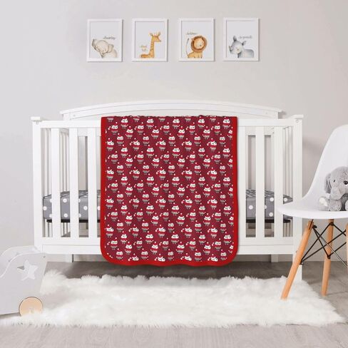 Christmas Pink Gingerbread Cookies Swaddle Throw Blanket - 30"x40" Double-Sided Printed Fleece Blanket Soft Cozy for Baby, Dog in Saudi Arabia